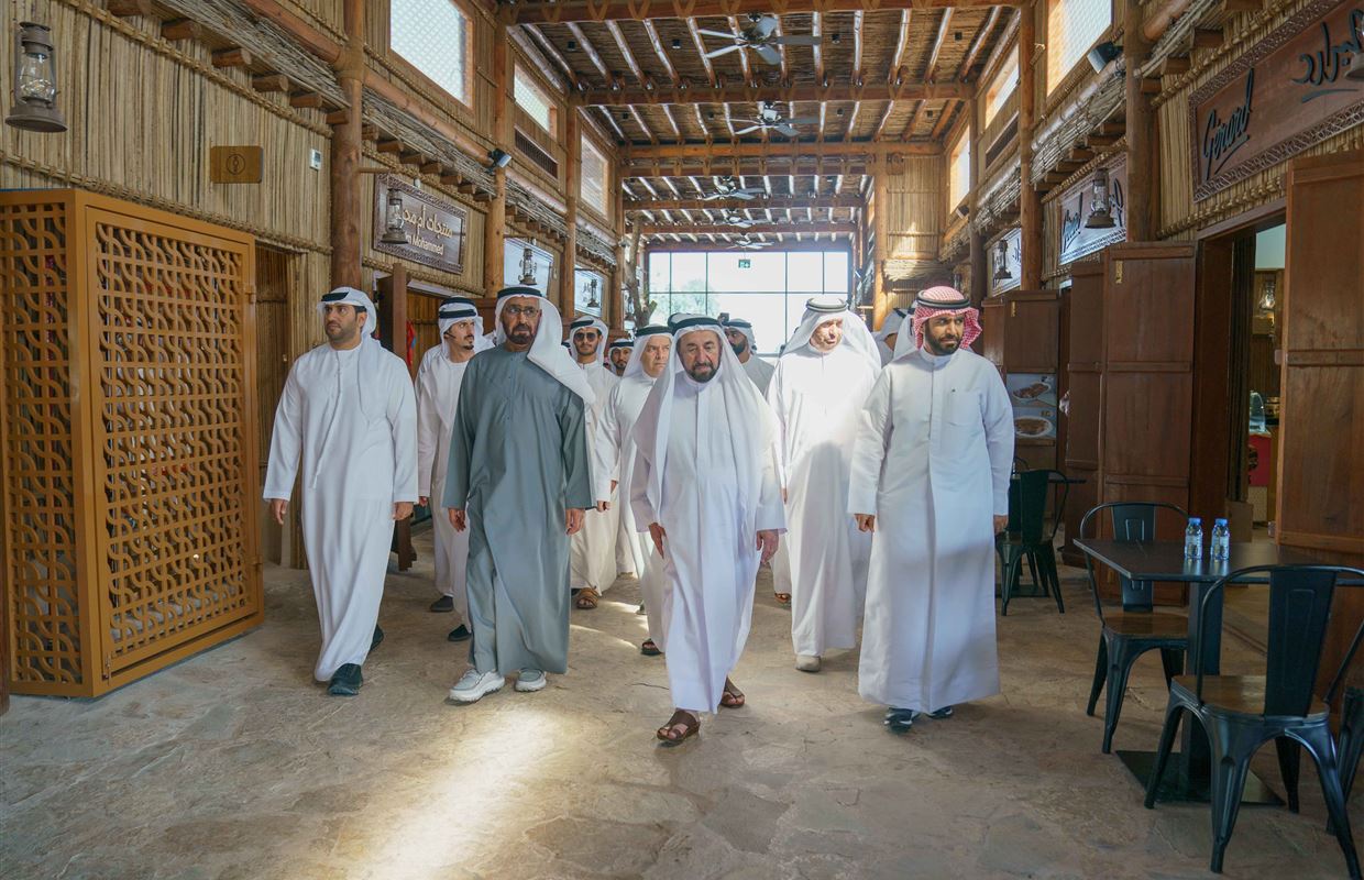 Sharjah Ruler inspects restoration work in Shariat Al Dhaid