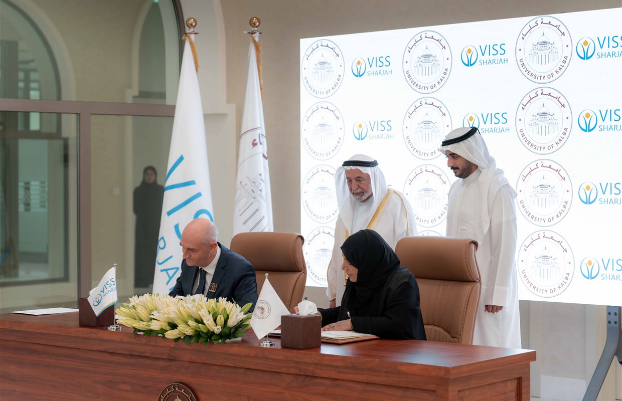Sharjah Ruler witnesses MoU signing between UOK, Victoria School