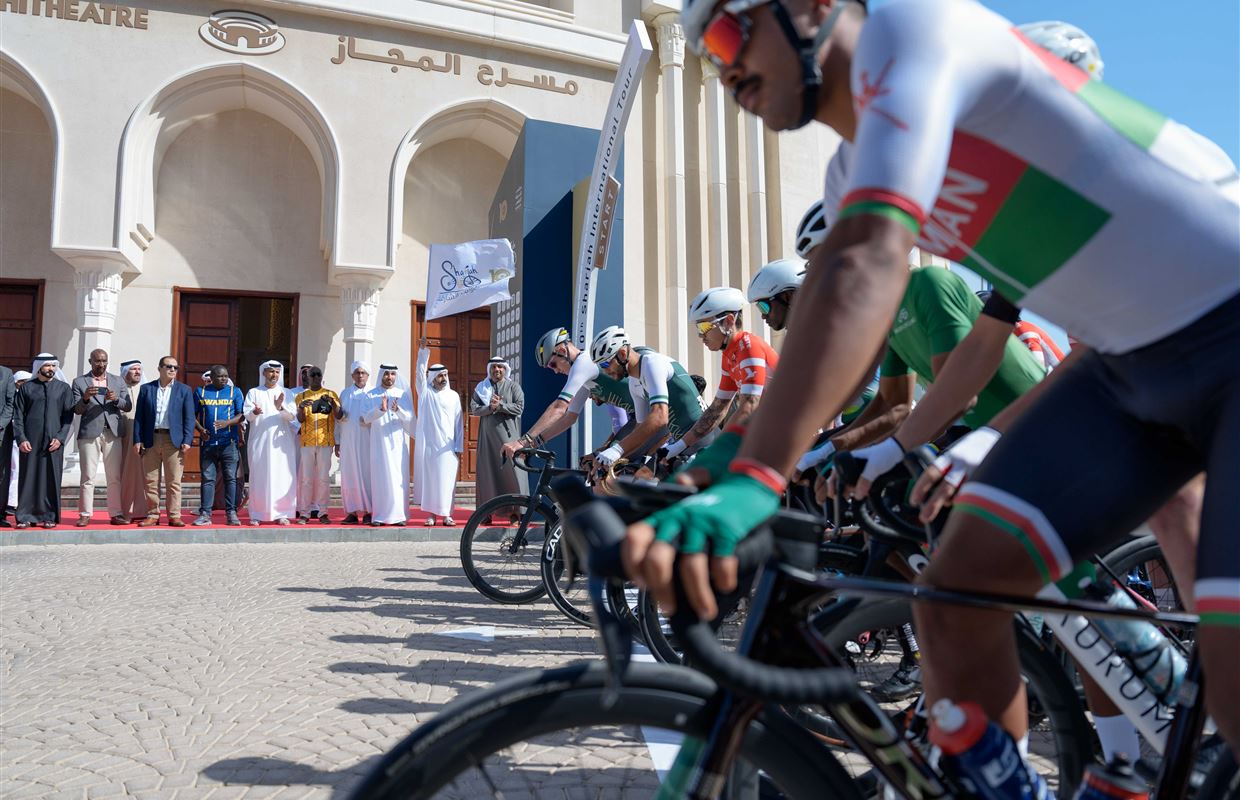 Salem bin Abdulrahman attends launch of 10th Sharjah Cycling Tour