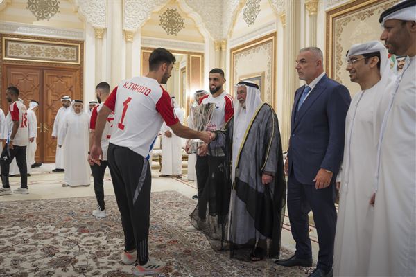 Sharjah Ruler receives Asian champions, grants team AED20mn reward