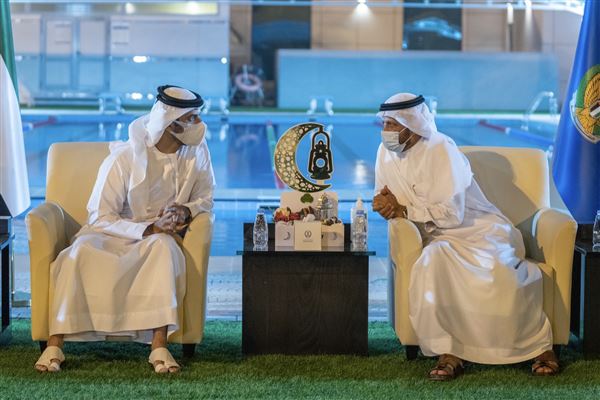 Sheikh Sultan bin Ahmed reviews best sports practices at Sharjah Police Officers Club