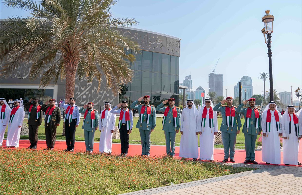 Salem bin Abdulrahman celebrates UAE’s Flag Day in Sharjah