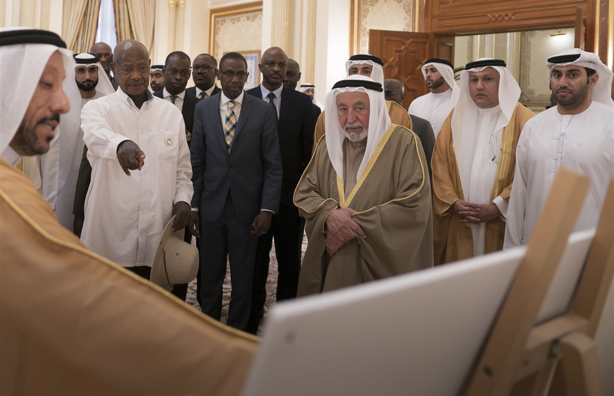 Sharjah Ruler receives President of Uganda