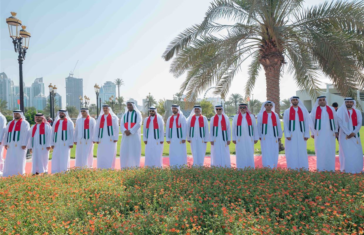 Salem bin Abdulrahman celebrates UAE’s Flag Day in Sharjah