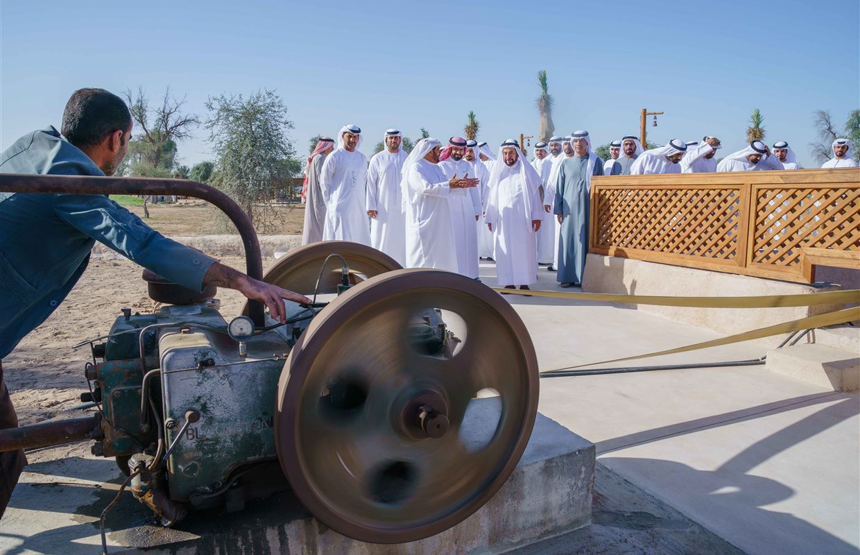 Sharjah Ruler inspects restoration work in Shariat Al Dhaid