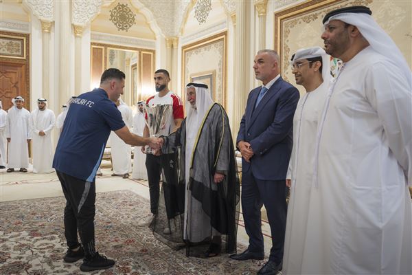 Sharjah Ruler receives Asian champions, grants team AED20mn reward