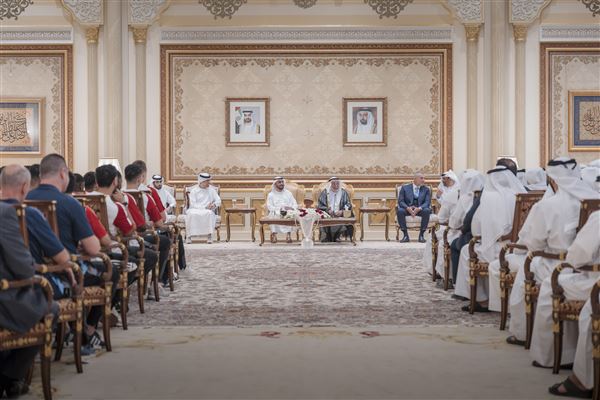 Sharjah Ruler receives Asian champions, grants team AED20mn reward