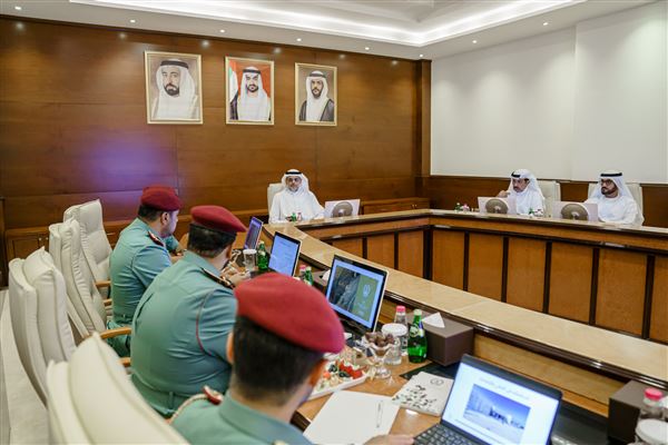 Sharjah crown prince chairs Police Sciences Academy meeting