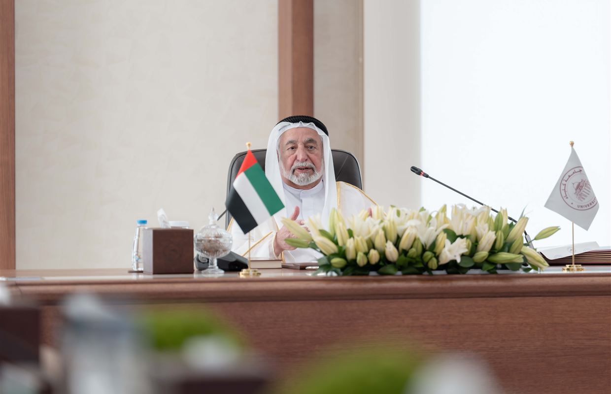 حاكم الشارقة يترأس اجتماع مجلس أمناء جامعة كلباء