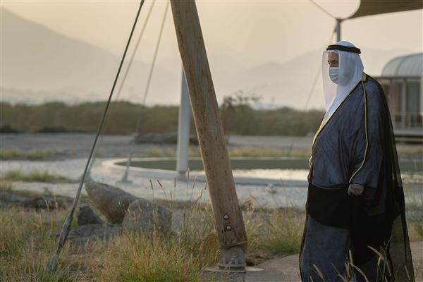 حاكم الشارقة يفتتح مركز خور كلباء لأشجار القرم