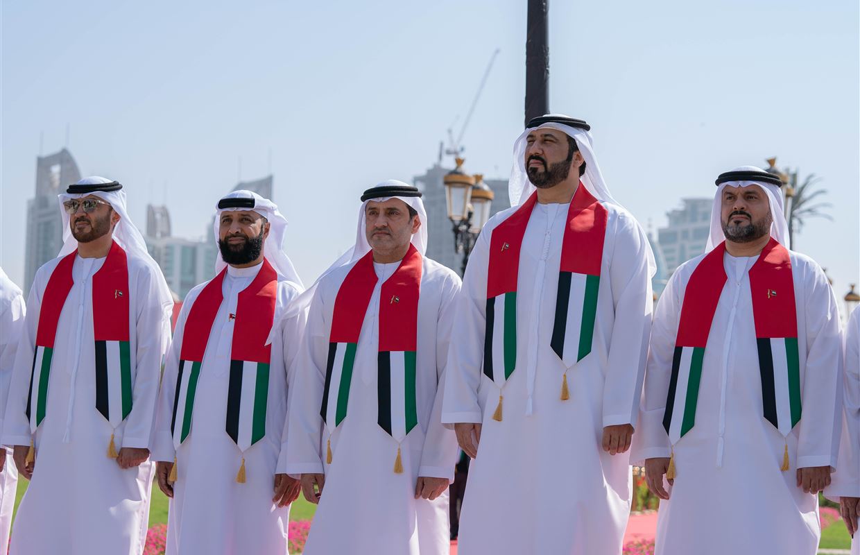 Salem bin Abdulrahman celebrates UAE’s Flag Day in Sharjah