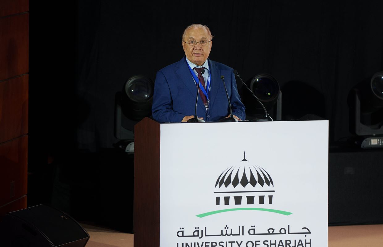 سلطان بن أحمد القاسمي يشهد انطلاق المؤتمر الثالث لرؤساء الجامعات العربية والروسية بجامعة الشارقة