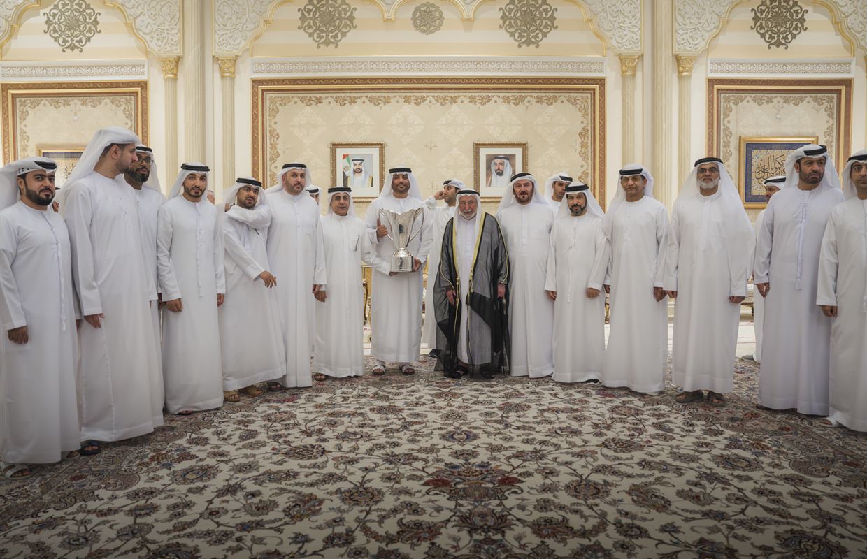 Sharjah Ruler receives Asian champions, grants team AED20mn reward
