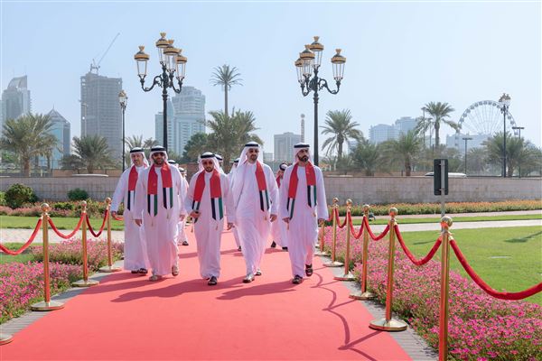 Salem bin Abdulrahman celebrates UAE’s Flag Day in Sharjah