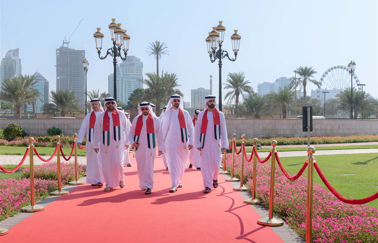 Salem bin Abdulrahman celebrates UAE’s Flag Day in Sharjah