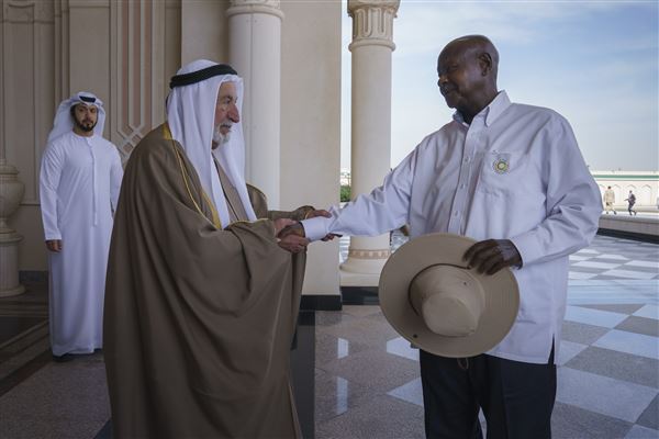 Sharjah Ruler receives President of Uganda