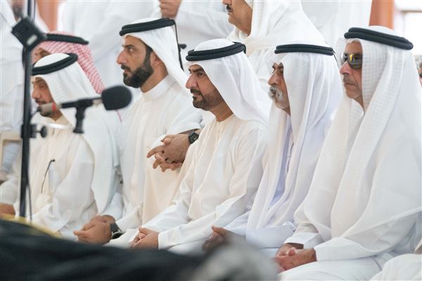 Sharjah Ruler performs funeral prayer on body of Khalid Al Qasimi