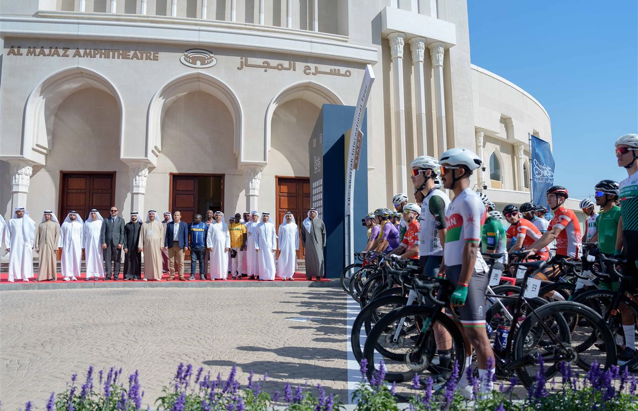 Salem bin Abdulrahman attends launch of 10th Sharjah Cycling Tour