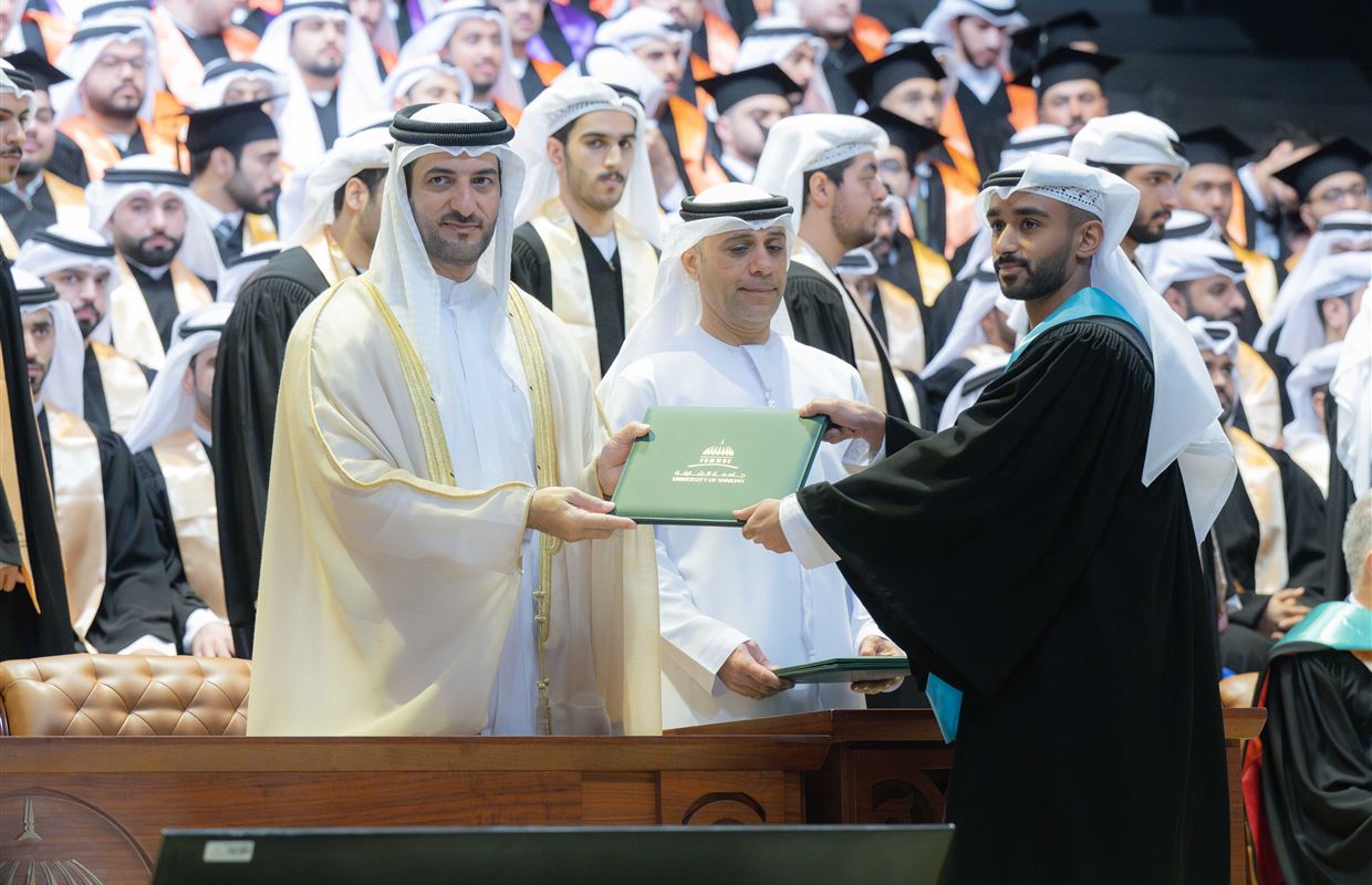 Sultan bin Ahmed attends UOS’s Fall 2024 Graduation Ceremony