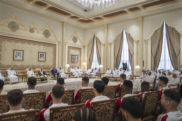 Sharjah Ruler receives Asian champions, grants team AED20mn reward