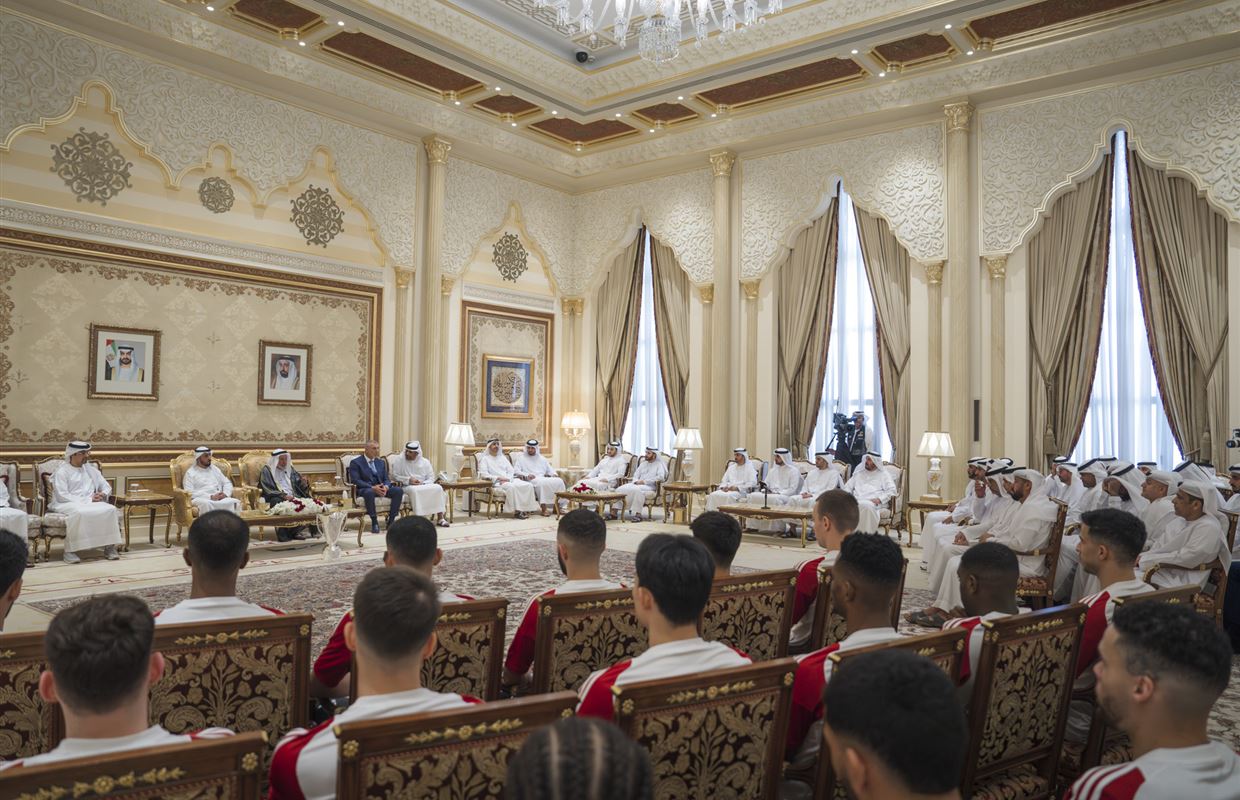 Sharjah Ruler receives Asian champions, grants team AED20mn reward