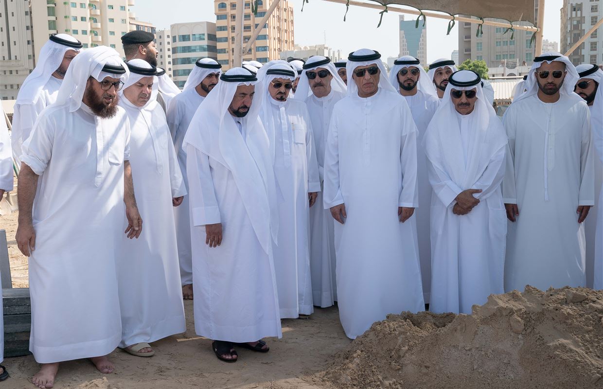 Sharjah Ruler performs funeral prayer on body of Khalid Al Qasimi