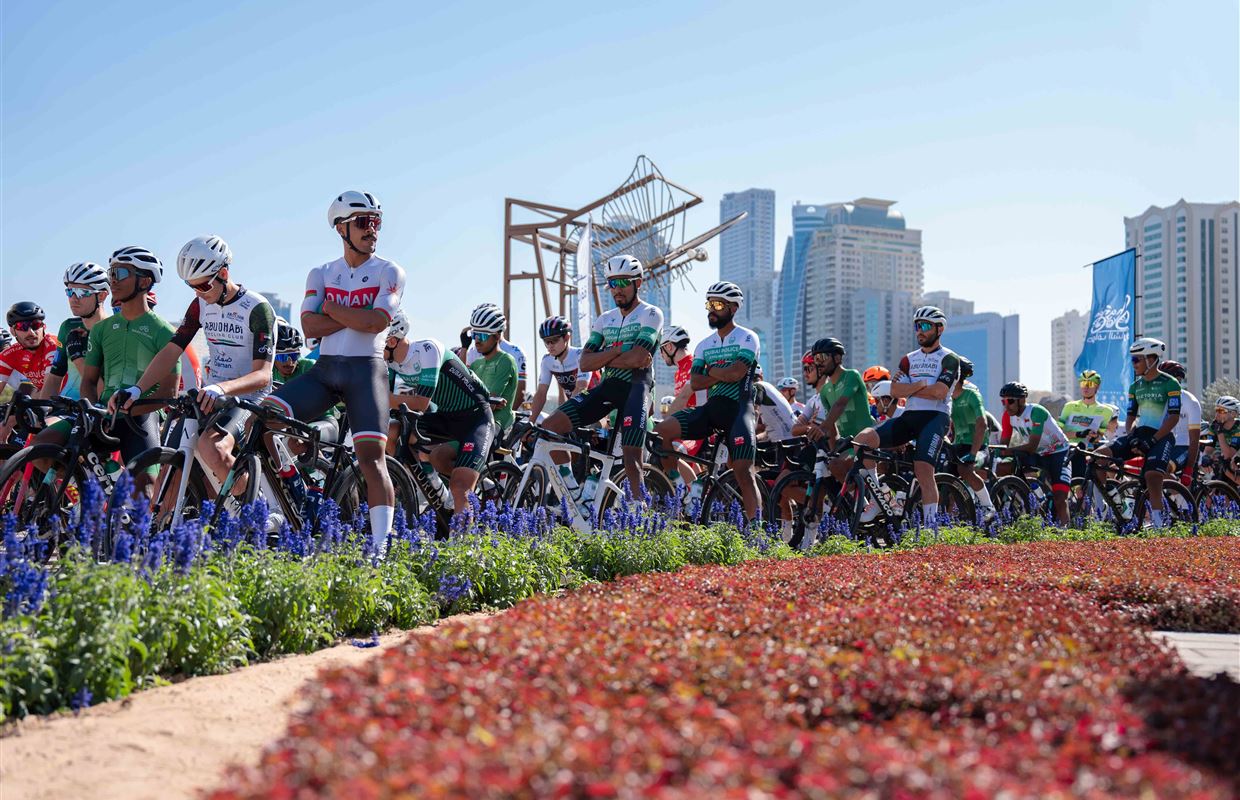 Salem bin Abdulrahman attends launch of 10th Sharjah Cycling Tour