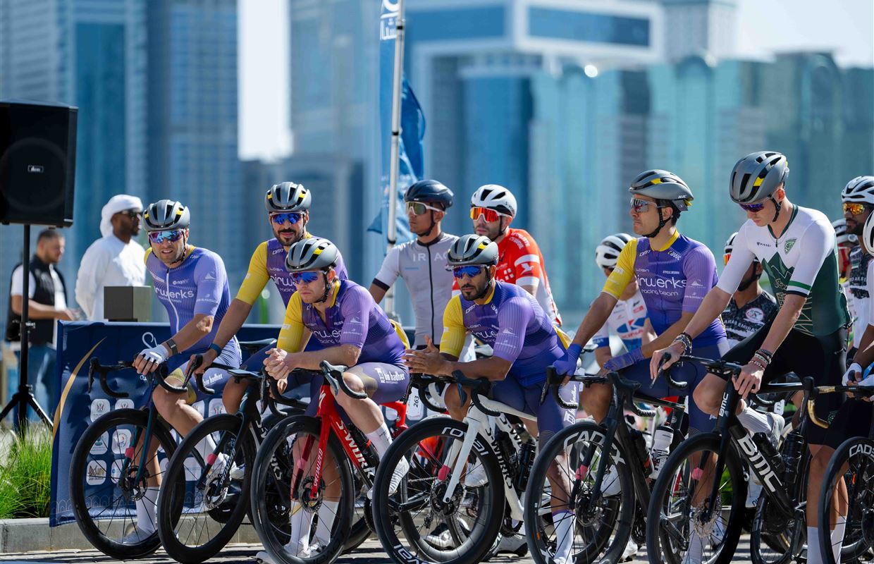 Salem bin Abdulrahman attends launch of 10th Sharjah Cycling Tour