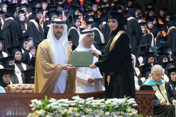 Sultan bin Ahmed attends UOS Fall 2024 Female Graduation Ceremony