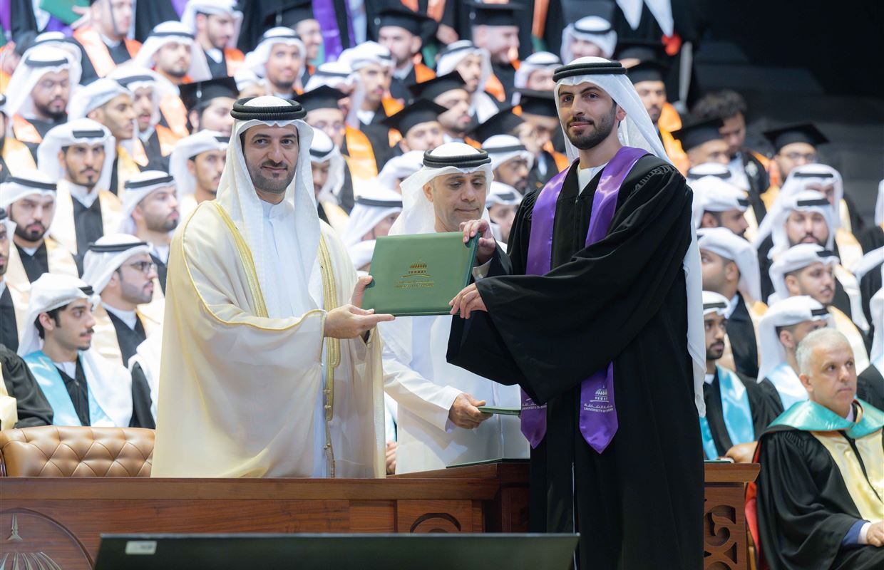 Sultan bin Ahmed attends UOS’s Fall 2024 Graduation Ceremony