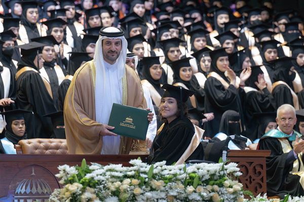 Sultan bin Ahmed attends UOS Fall 2024 Female Graduation Ceremony