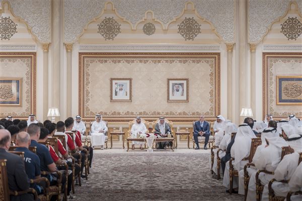 Sharjah Ruler receives Asian champions, grants team AED20mn reward
