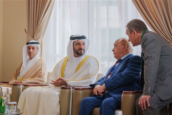 سلطان بن أحمد القاسمي يشهد انطلاق المؤتمر الثالث لرؤساء الجامعات العربية والروسية بجامعة الشارقة