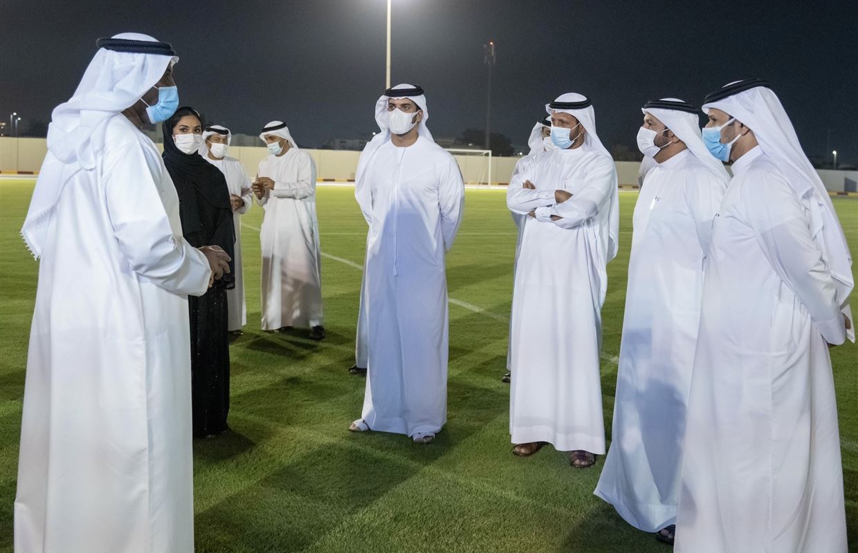 Sheikh Sultan bin Ahmed reviews best sports practices at Sharjah Police Officers Club