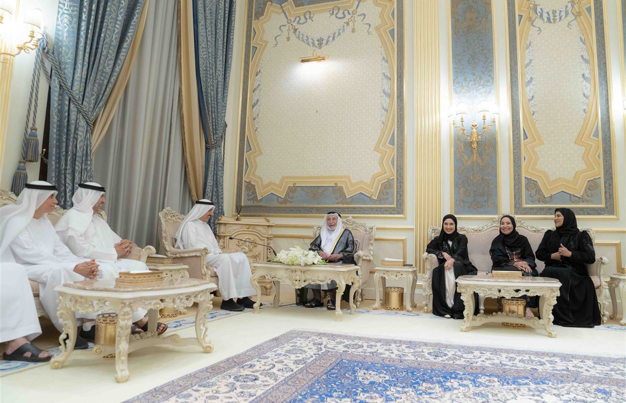 حاكم الشارقة يتبادل التهاني بحلول شهر رمضان المبارك مع رئيس وأعضاء المجلس الوطني الاتحادي