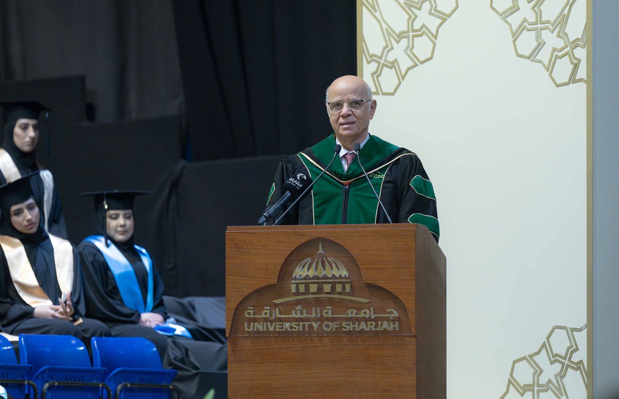 Sultan bin Ahmed attends UOS Fall 2024 Female Graduation Ceremony