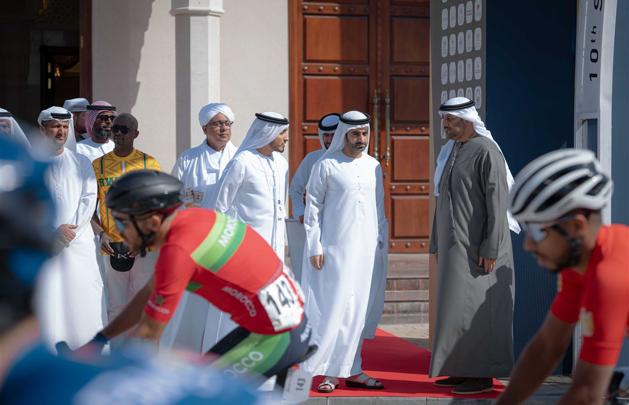 Salem bin Abdulrahman attends launch of 10th Sharjah Cycling Tour