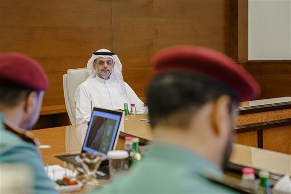 Sharjah crown prince chairs Police Sciences Academy meeting