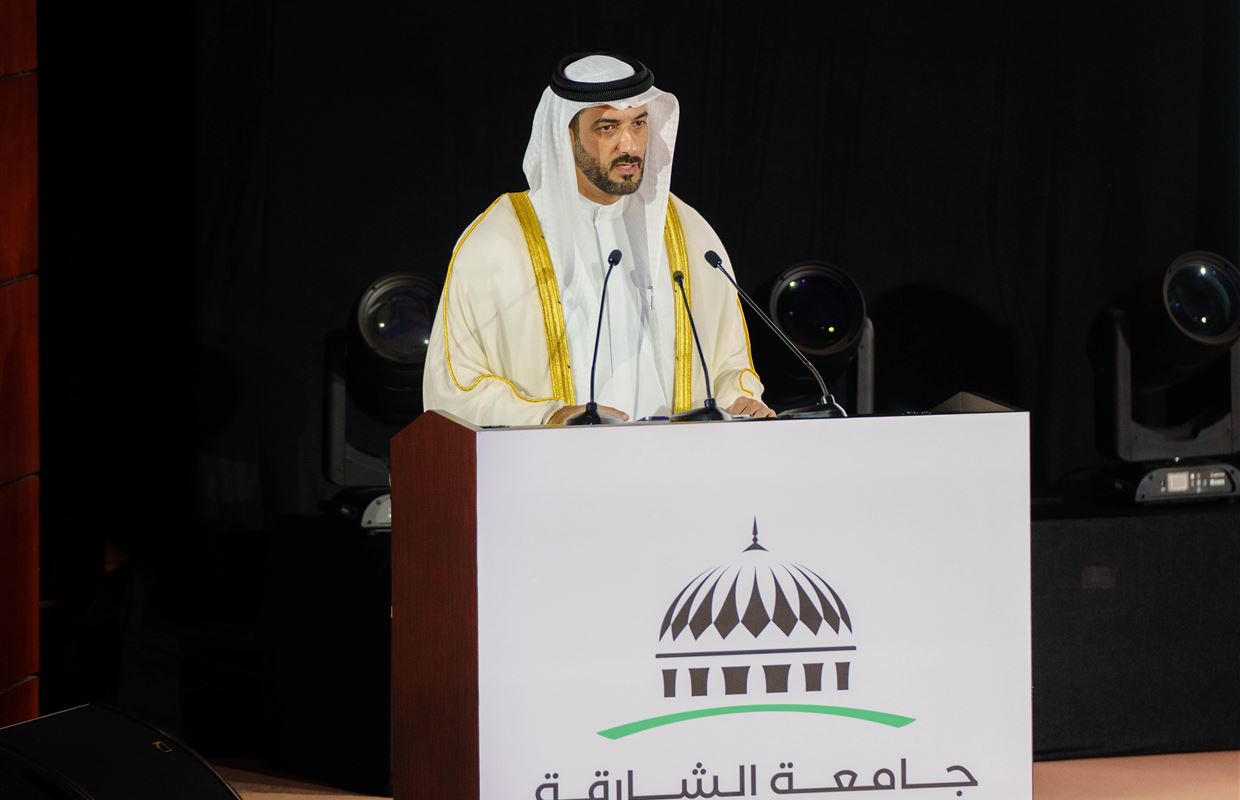 سلطان بن أحمد القاسمي يشهد انطلاق المؤتمر الثالث لرؤساء الجامعات العربية والروسية بجامعة الشارقة