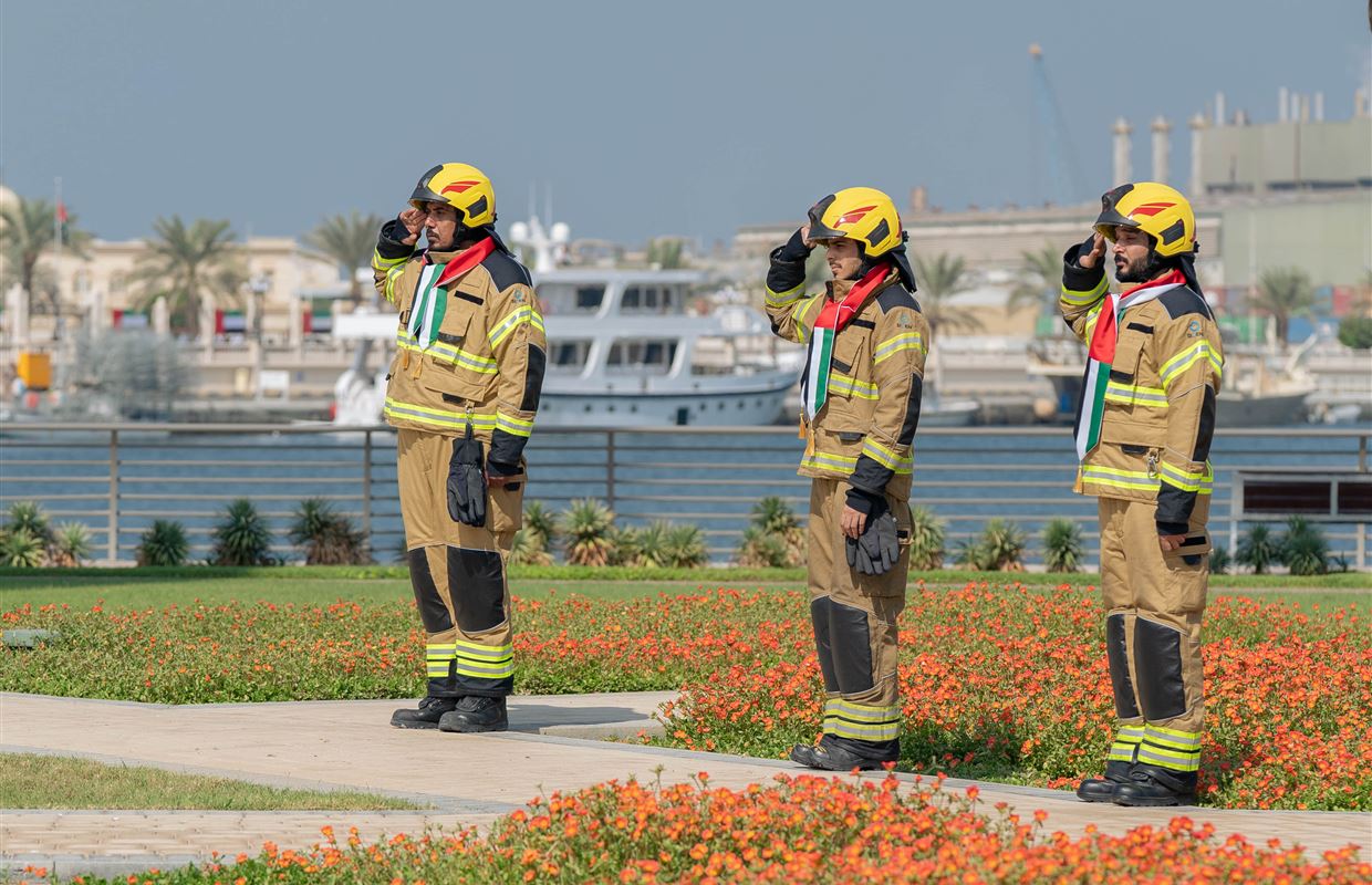 Salem bin Abdulrahman celebrates UAE’s Flag Day in Sharjah