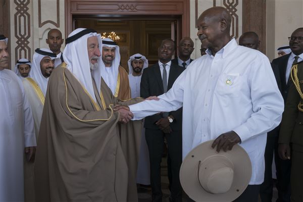 Sharjah Ruler receives President of Uganda