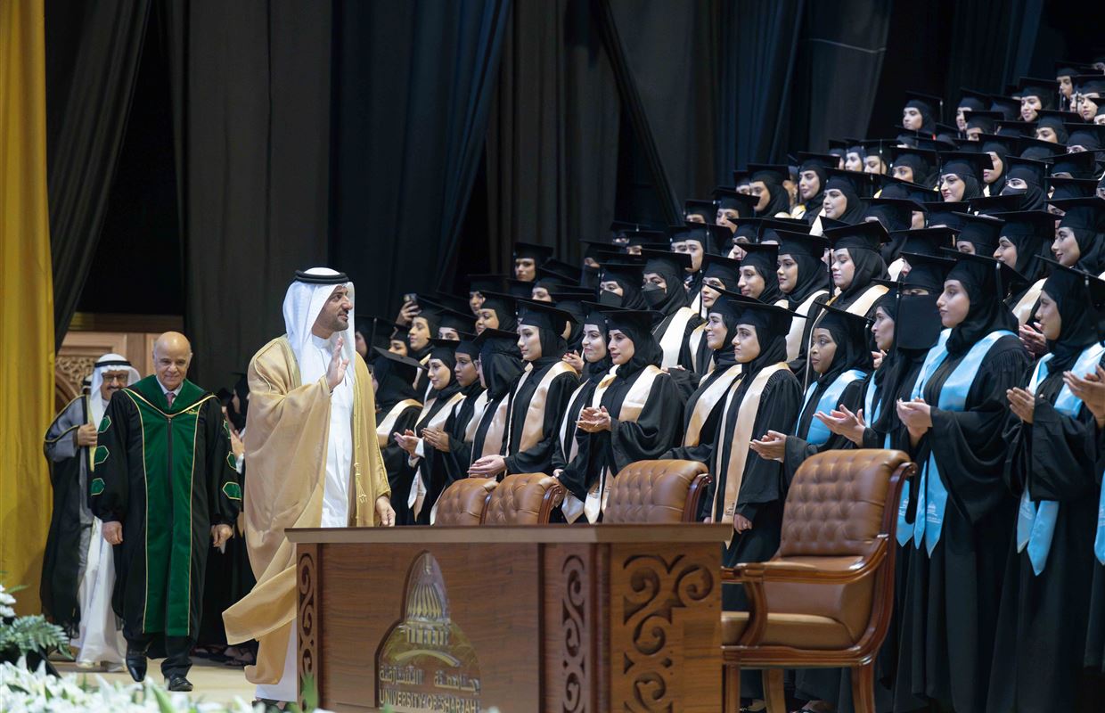 Sultan bin Ahmed attends UOS Fall 2024 Female Graduation Ceremony