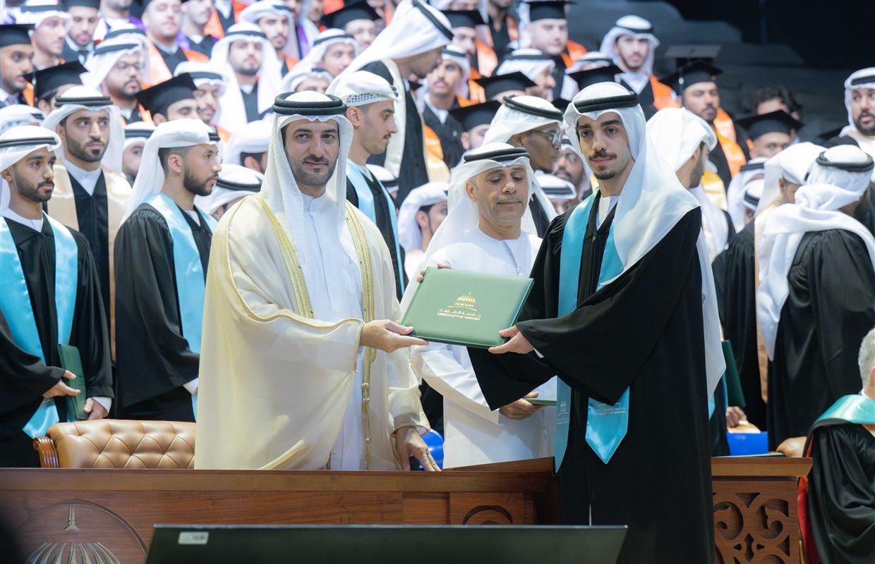 Sultan bin Ahmed attends UOS’s Fall 2024 Graduation Ceremony