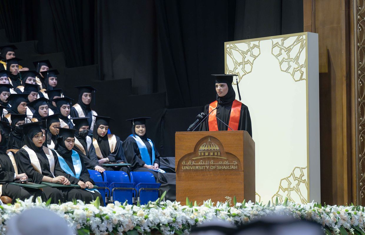 Sultan bin Ahmed attends UOS Fall 2024 Female Graduation Ceremony