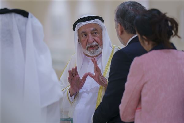 Sharjah Ruler meets with Pres. of the National Library of France