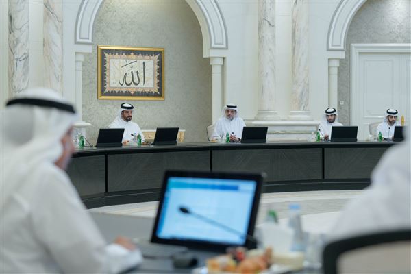 ولي عهد الشارقة يترأس اجتماع المجلس التنفيذي