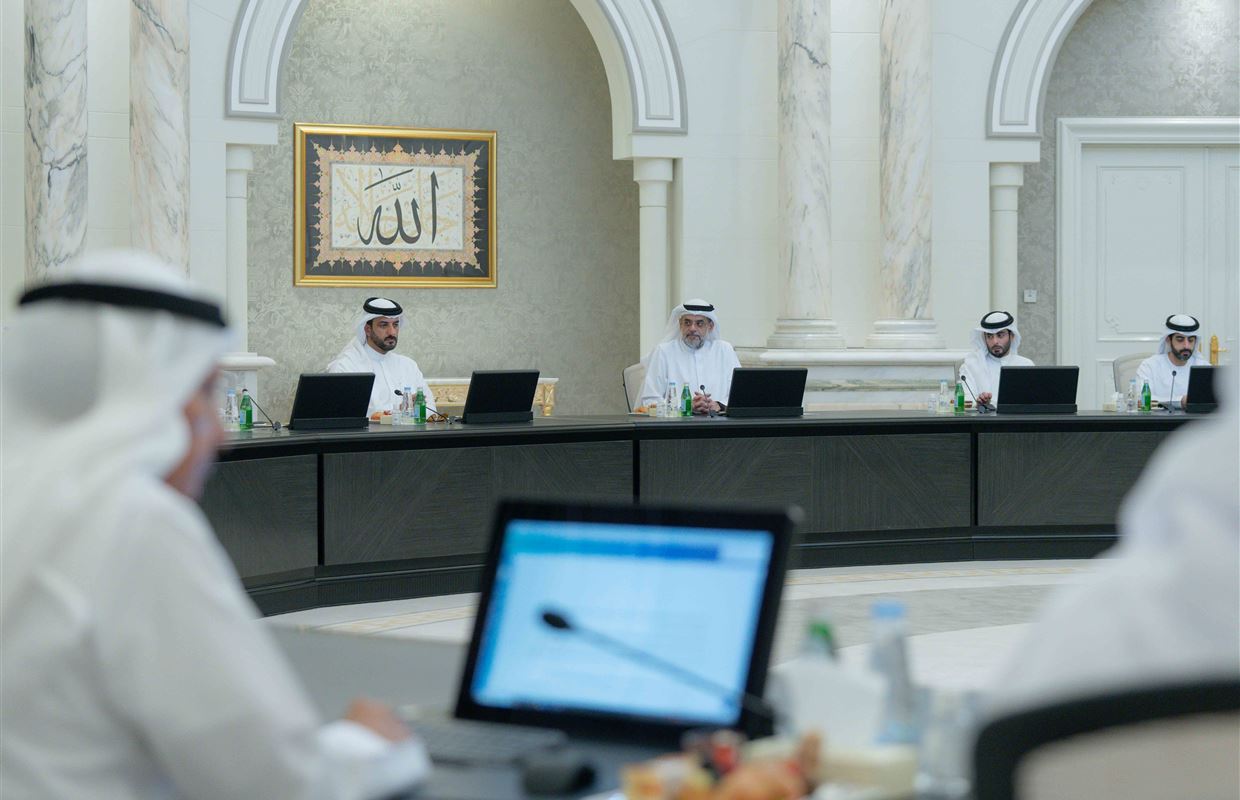 ولي عهد الشارقة يترأس اجتماع المجلس التنفيذي
