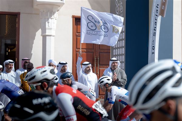 Salem bin Abdulrahman attends launch of 10th Sharjah Cycling Tour