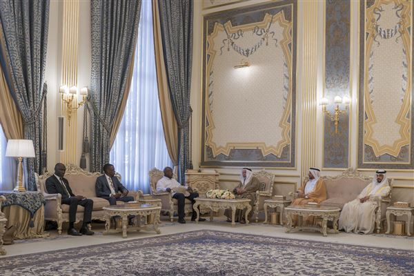 Sharjah Ruler receives President of Uganda