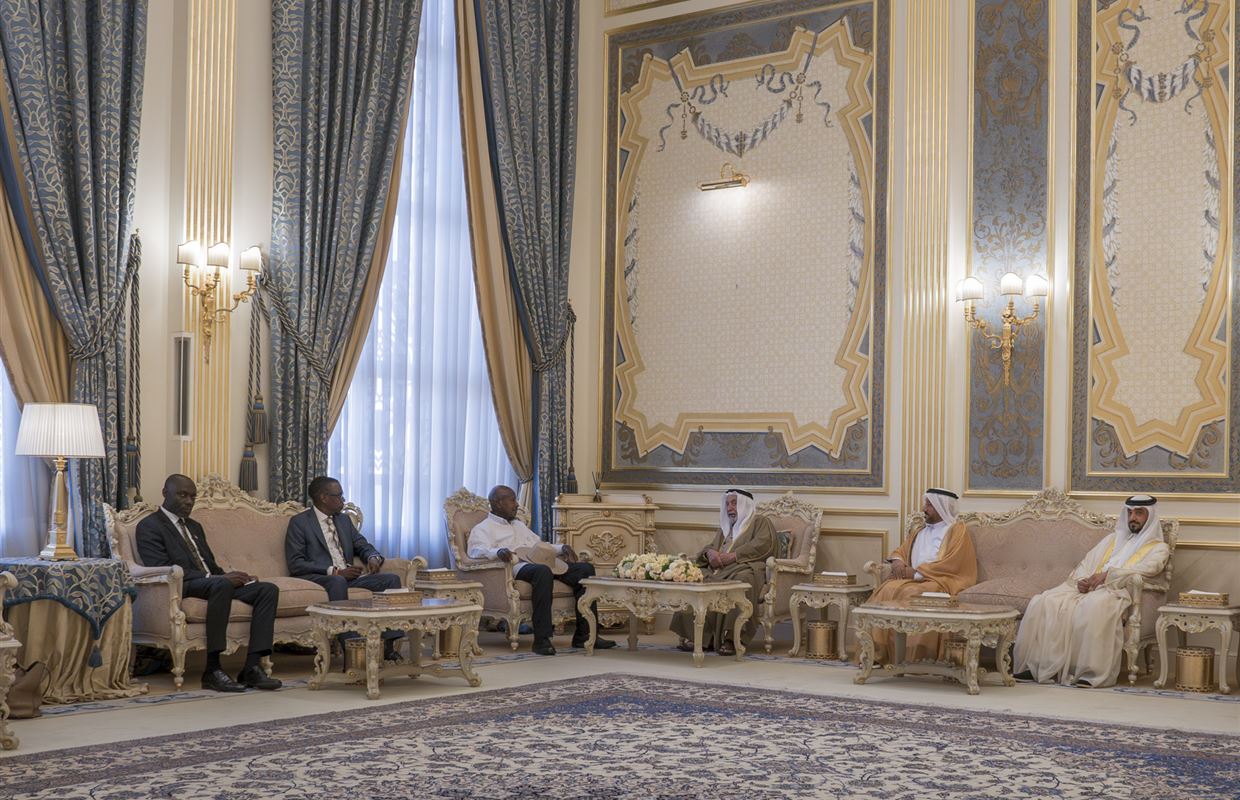 Sharjah Ruler receives President of Uganda